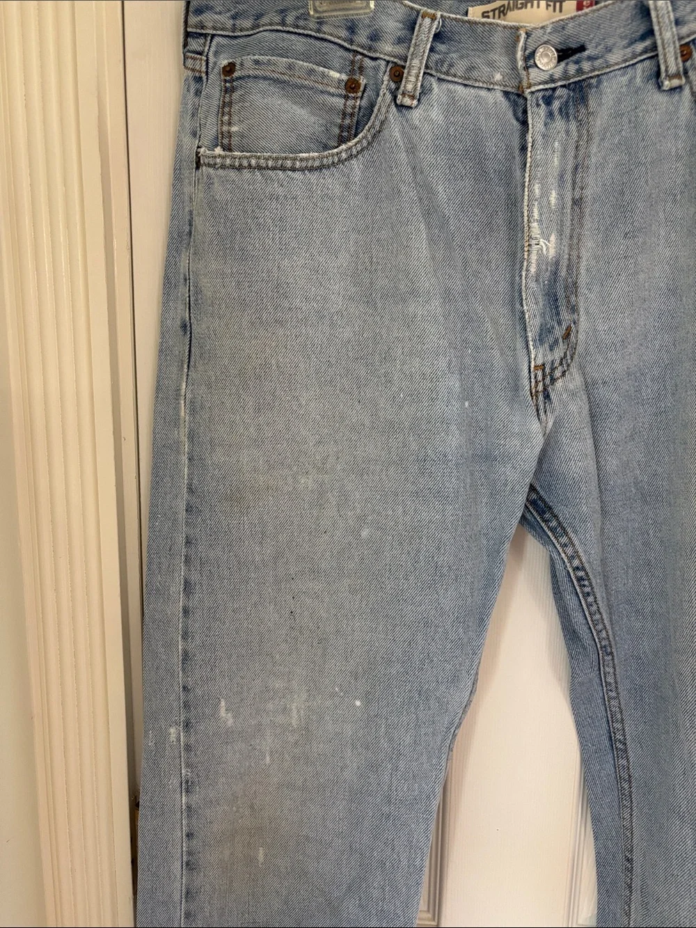 Levis 505 Blue Men’s Straight Fit Jeans - size 36x39 Mexico